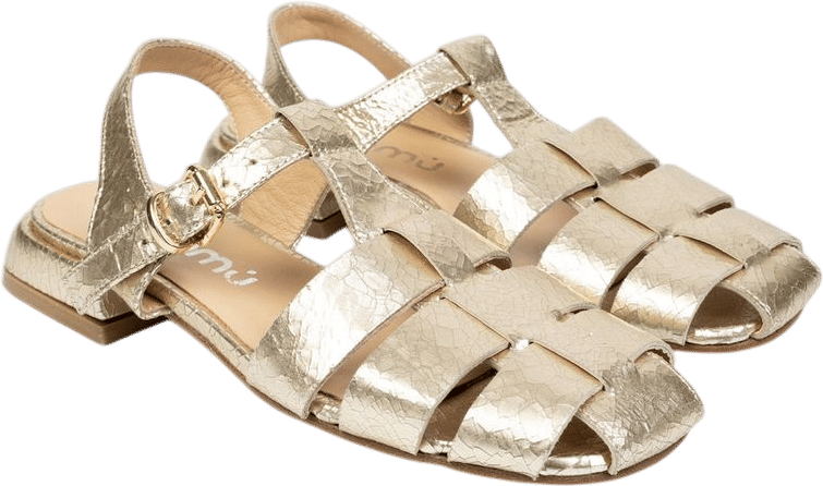 Metallic Sandals