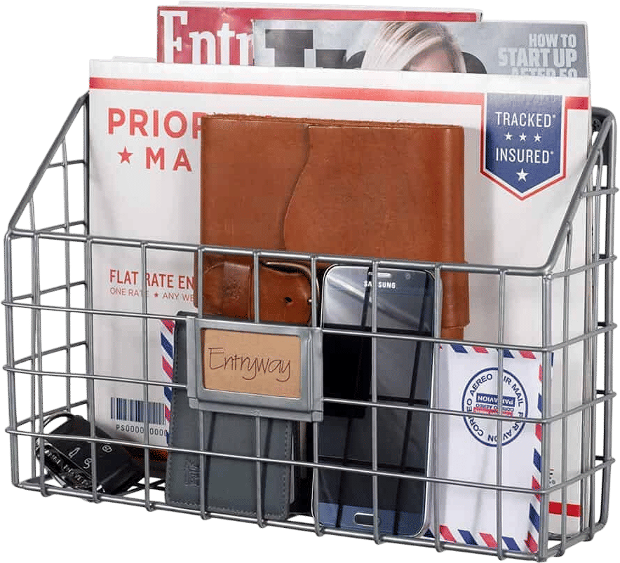 make a plan for family mail & paperwork so they don’t end up in a pile on the kitchen counter