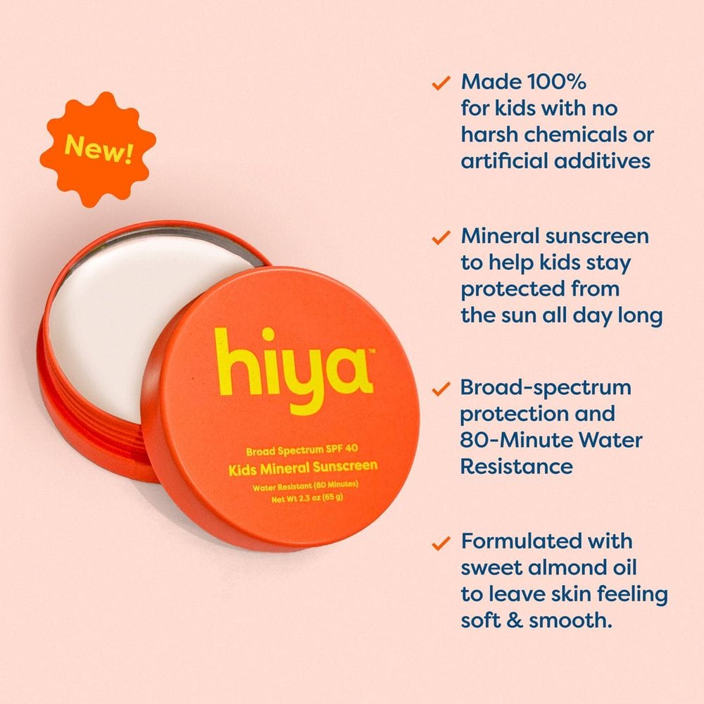 Kids Sunscreen | Reimagining Children's Health | Hiya