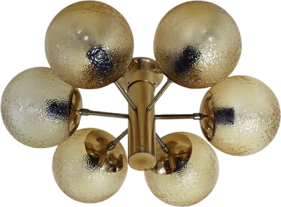1970s German Sphere Ceiling Lamp