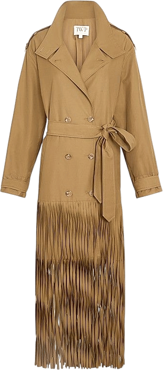Fringe Benefit Trench Coat