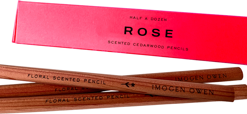 ROSE SCENTED PENCILS