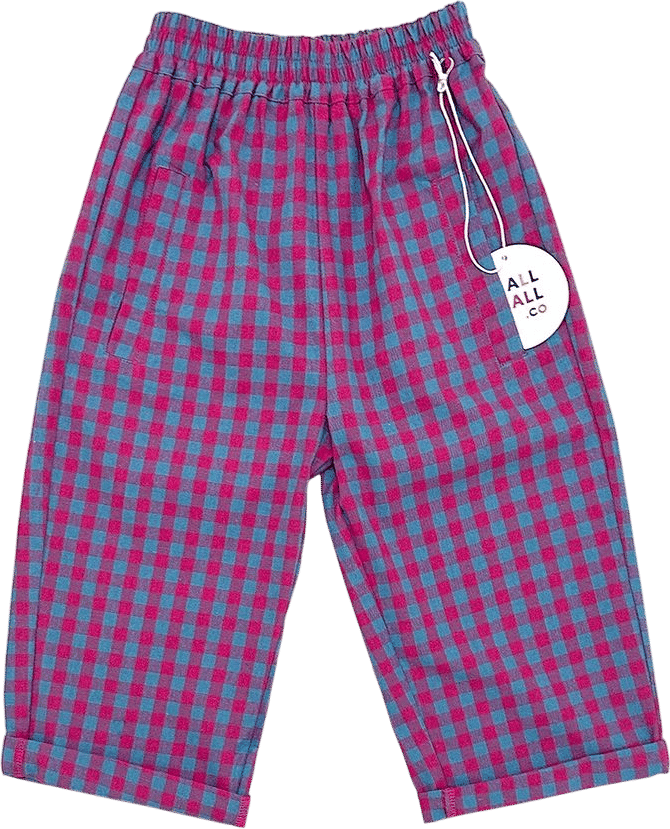 Purple Plaid Pants