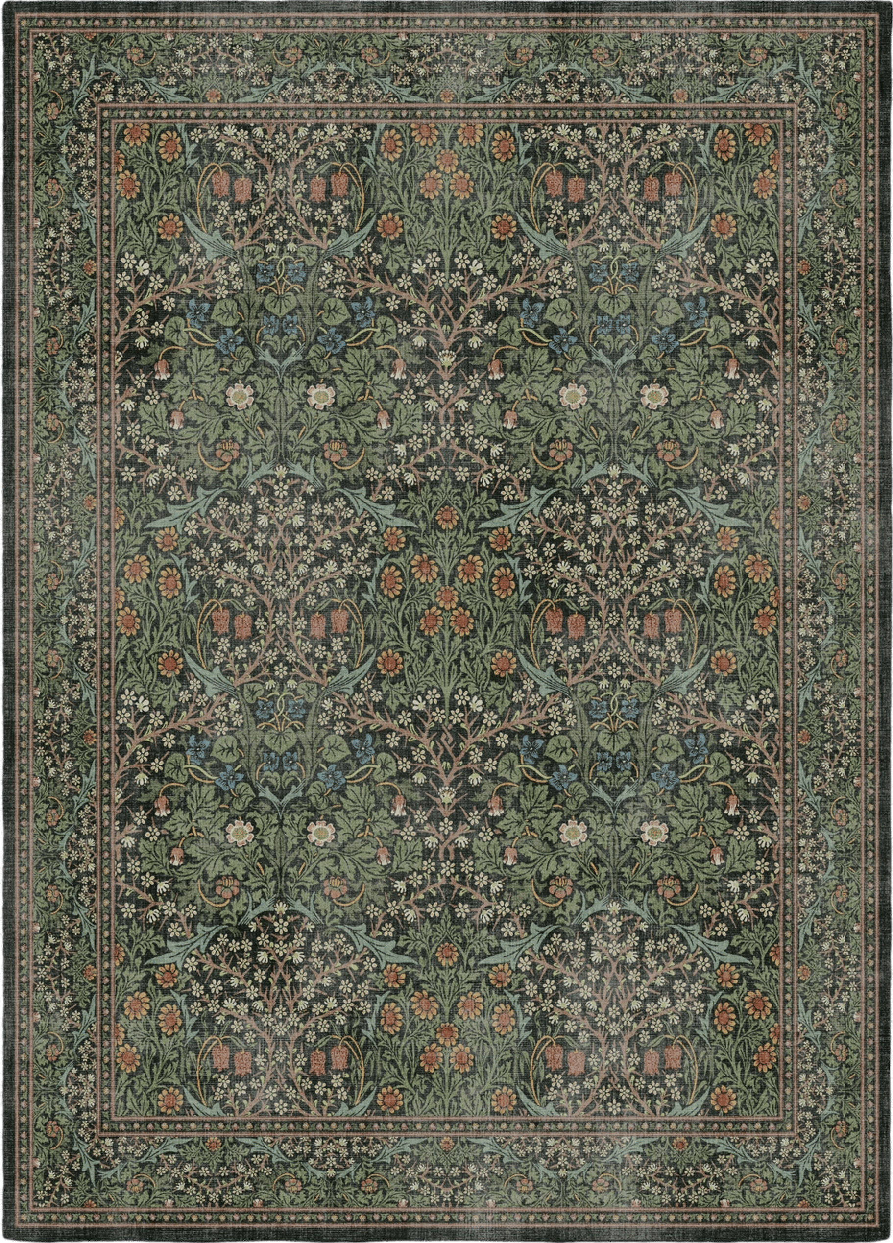 Morris & Co. Blackthorn Forest Rug