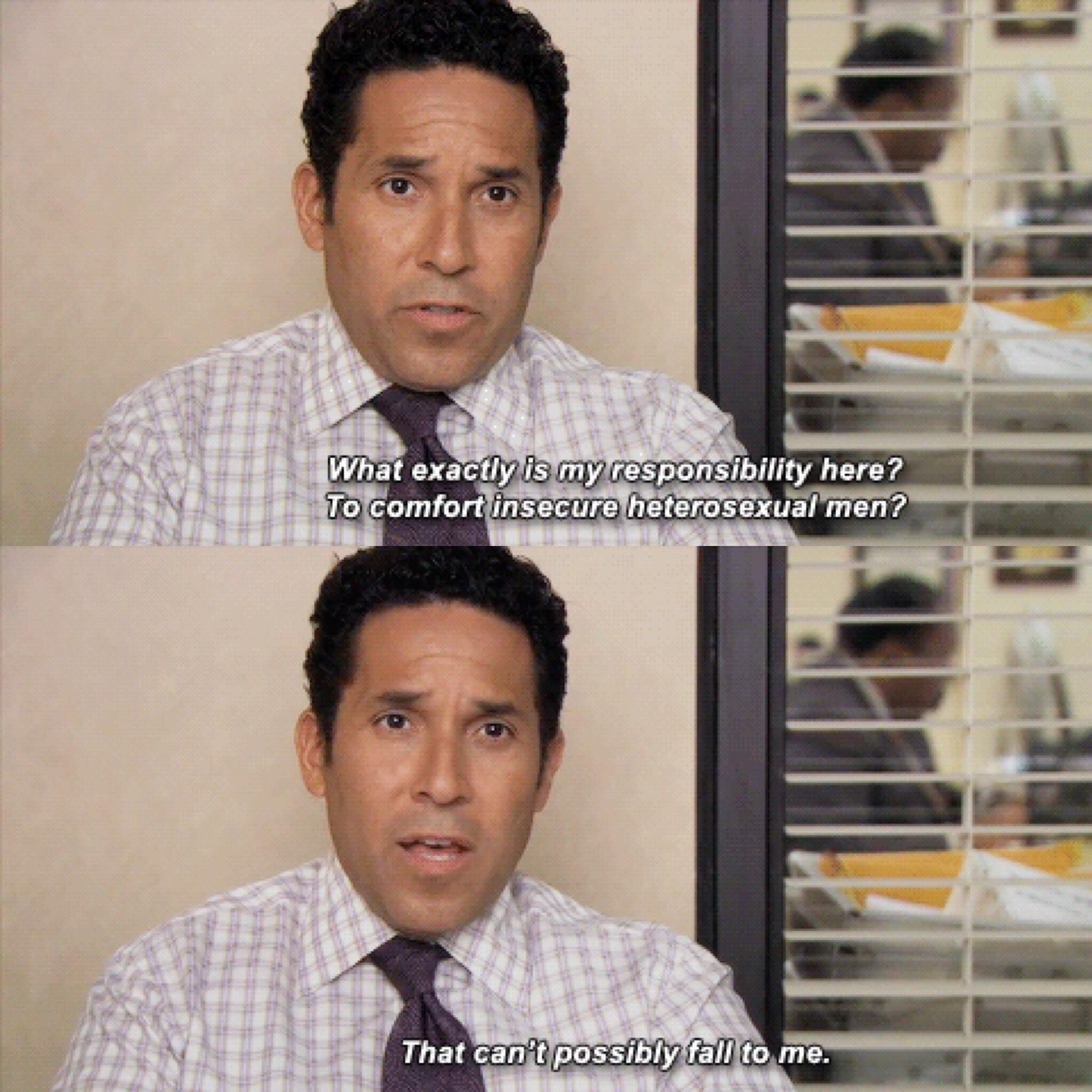 Saying “that can’t possibly fall to me”