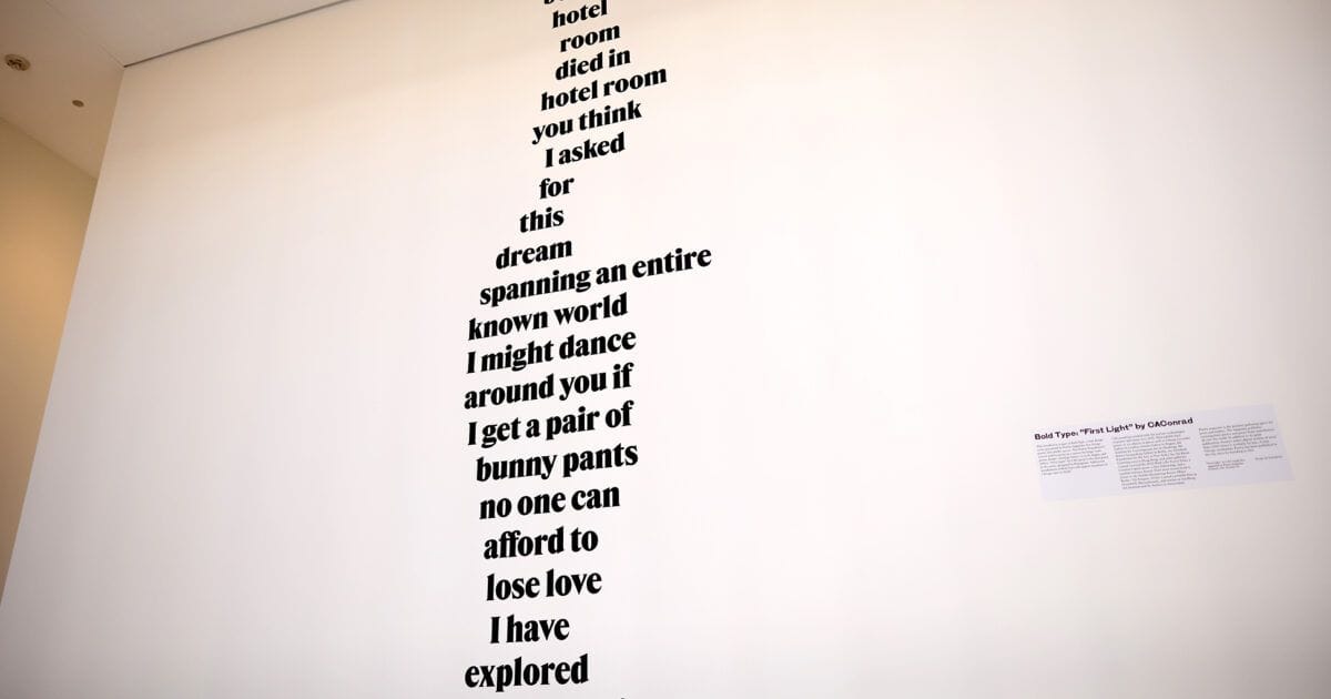 CAConrad at the Poetry Foundation