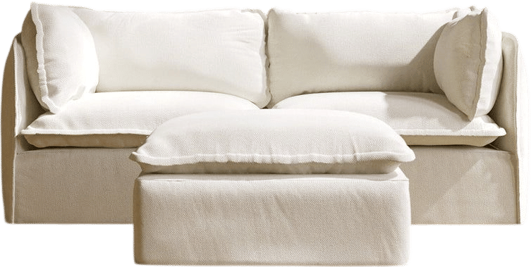 Anabei Washable 2-Seater + Ottoman