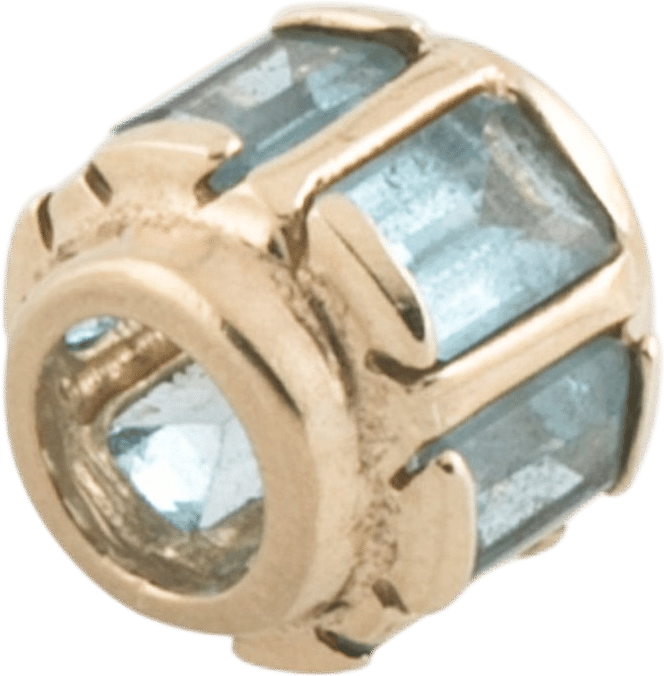 14K 3.24ctw Topaz Pendant