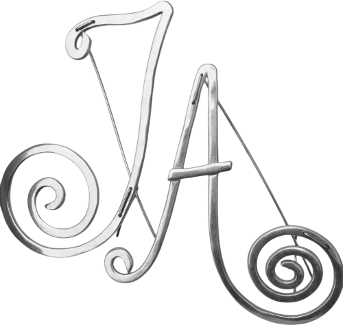 Calder-Inspired Initial Brooch