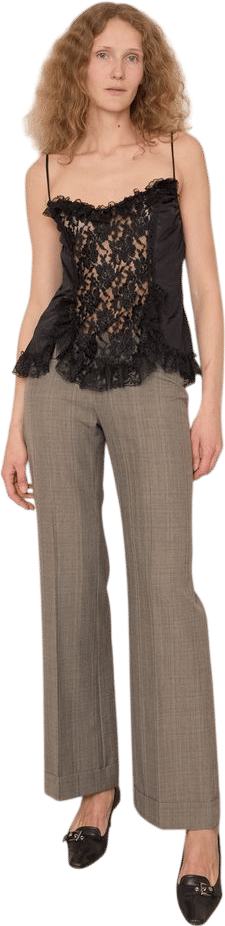 Vintage BR Striped Flared Leg Pants | Khata Space