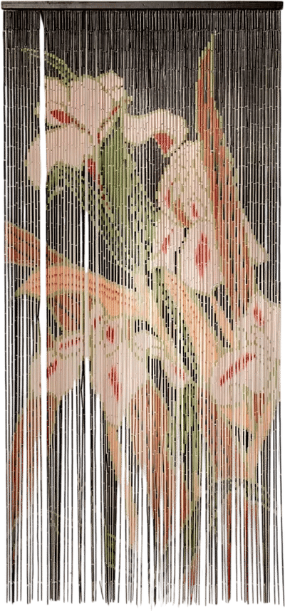 Iris Bamboo Beaded Curtain