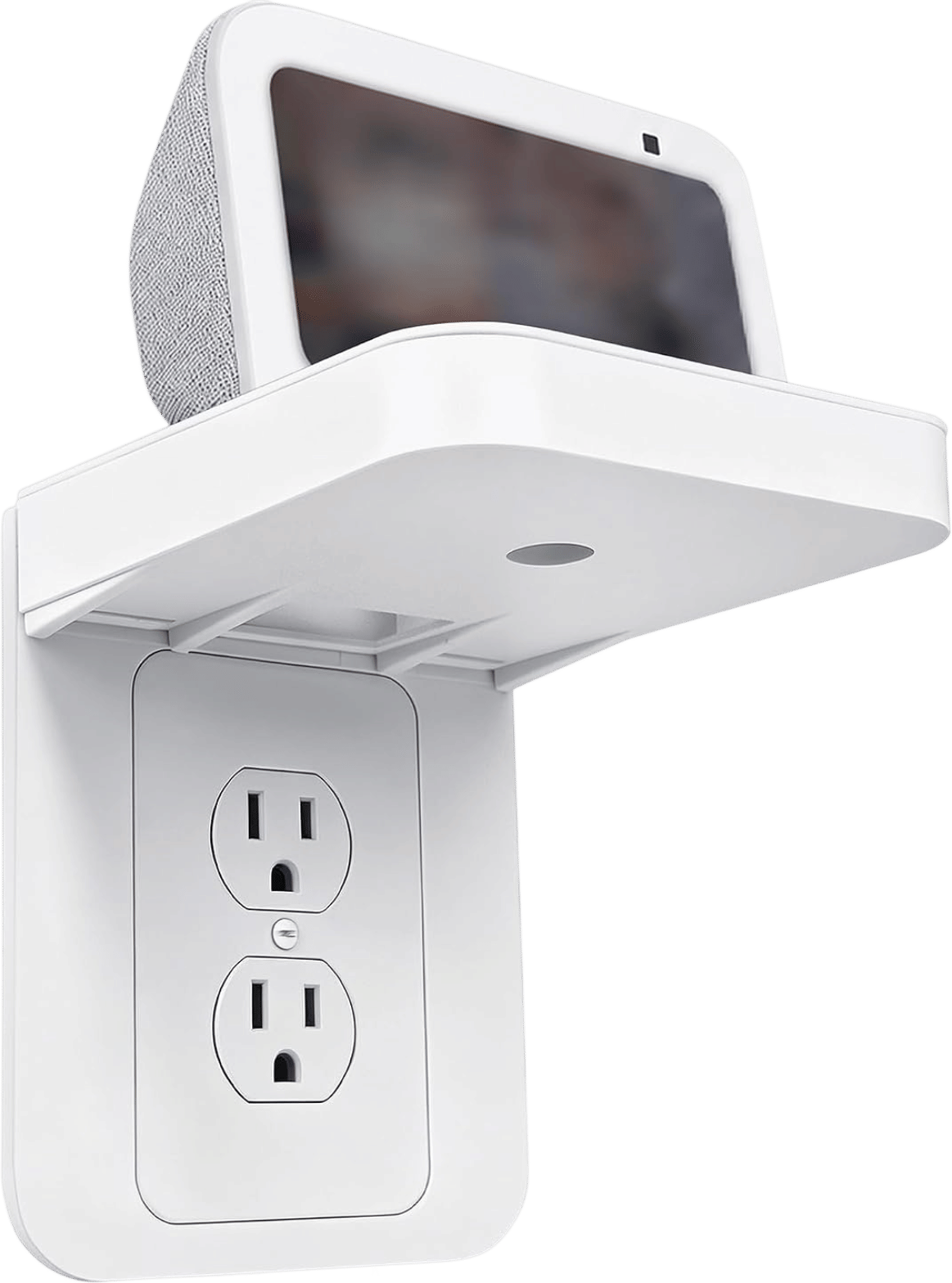 Outlet Shelf with Cord Storage