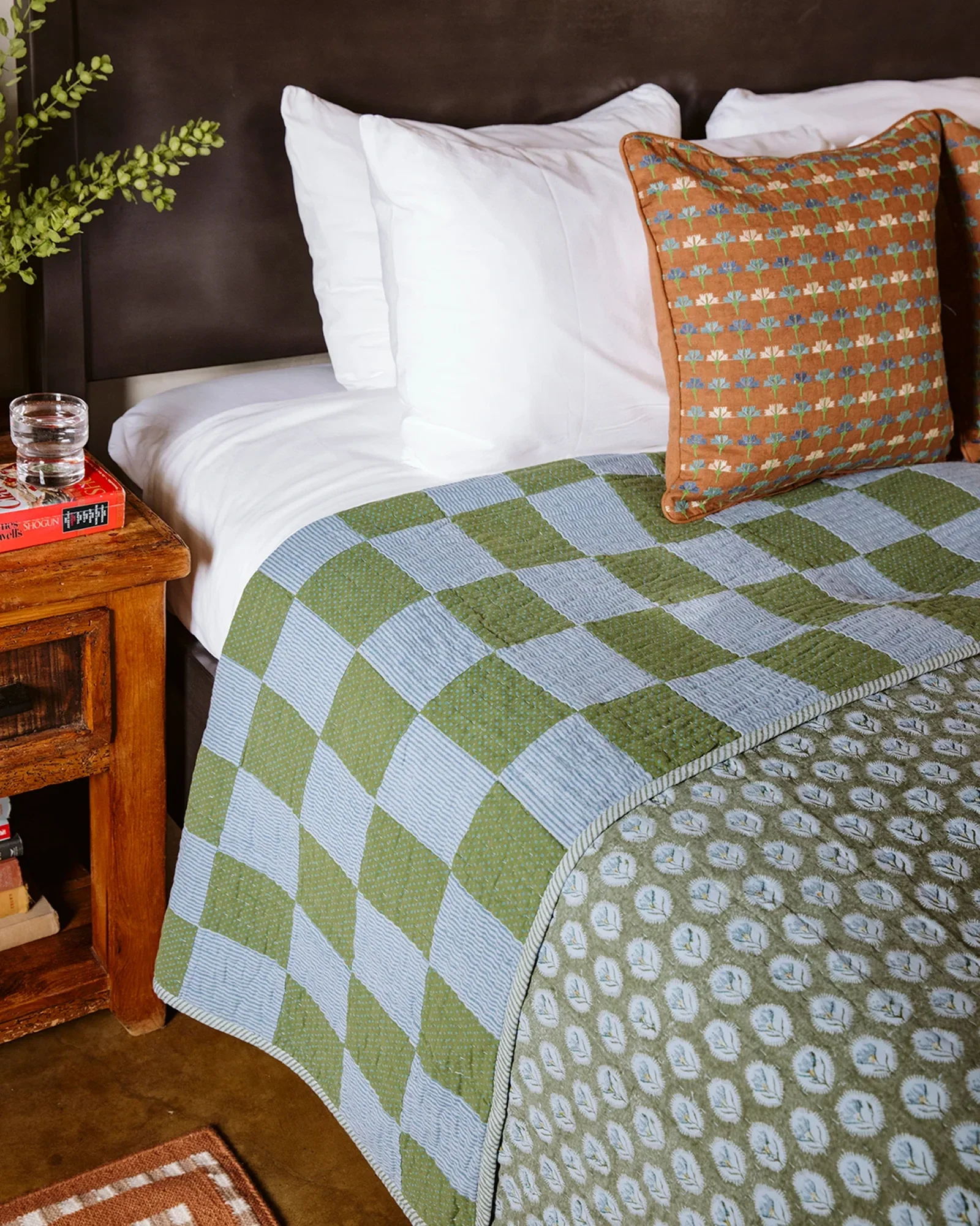 Block Shop Bingo Quilt (Olive)