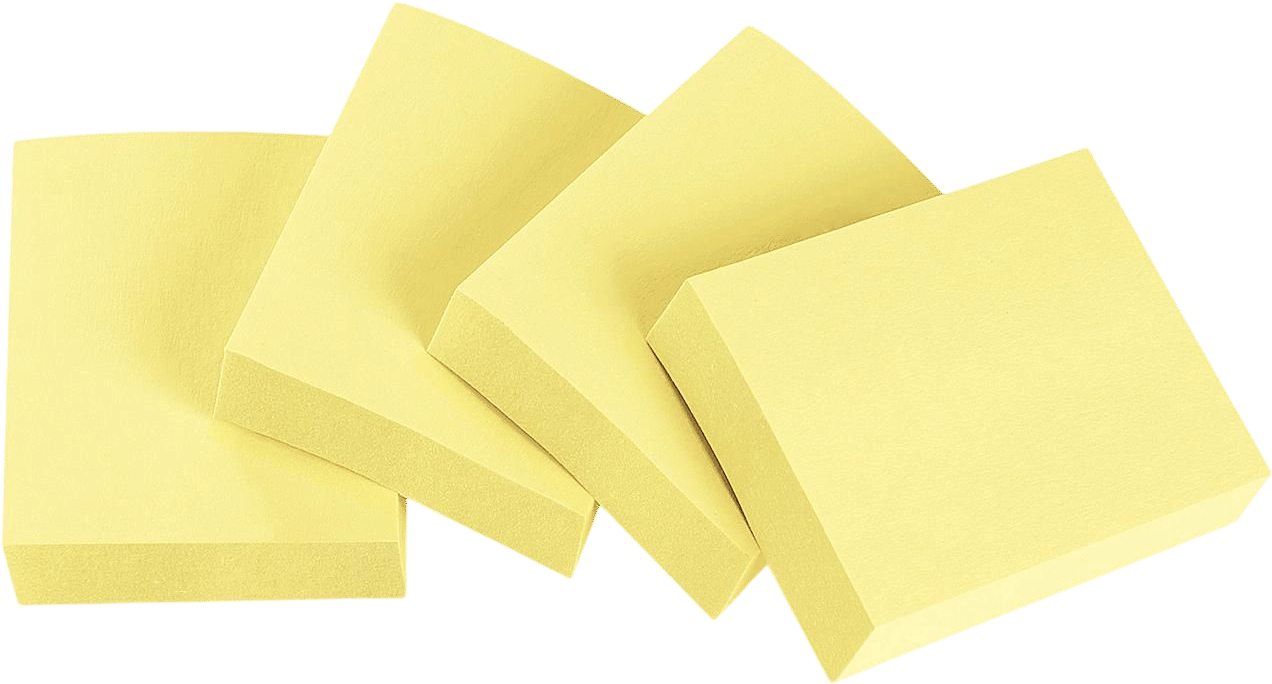 3M Post-it Notes - Original, 1 1/2 x 2