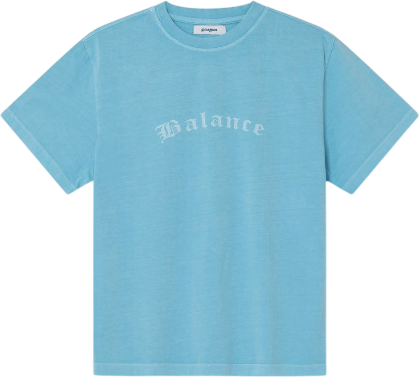 Gimaguas Unisex Bright Blue Graphic T-Shirt