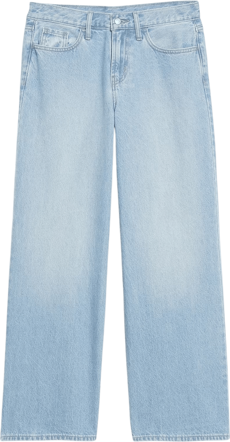 old navy mid-rise wide leg jeans