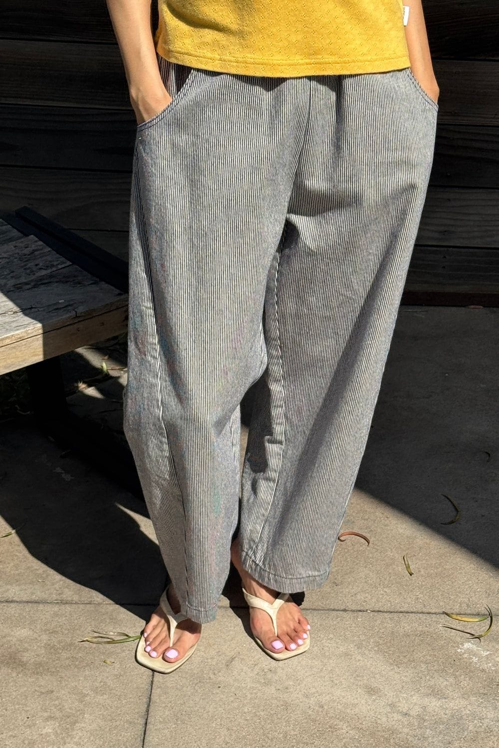 Le Bon Shoppe Arc Pants - Blue Stripe