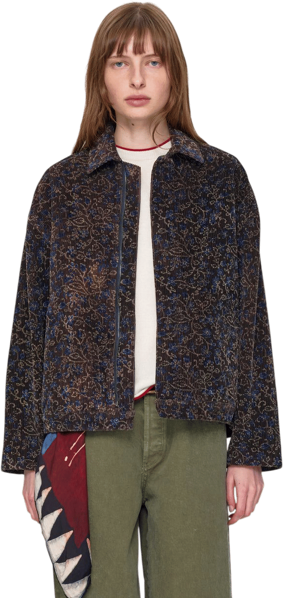 Tone Deaf Studios Hand Block Print Jacket