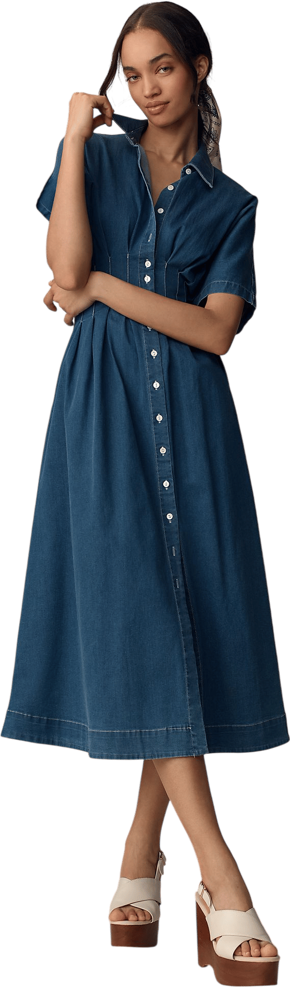Denim dress