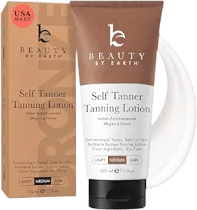 Beauty by Earth Self Tanner Tanning Lotion