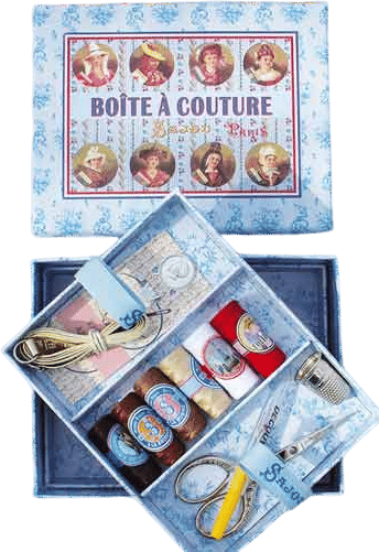 Maison Sajou Filled Sewing Box - French Costumes