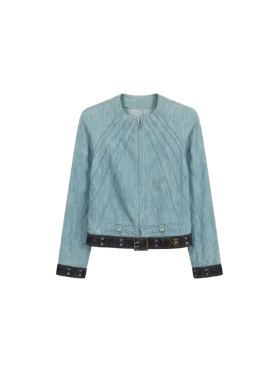 2000s Blue Denim Jacket