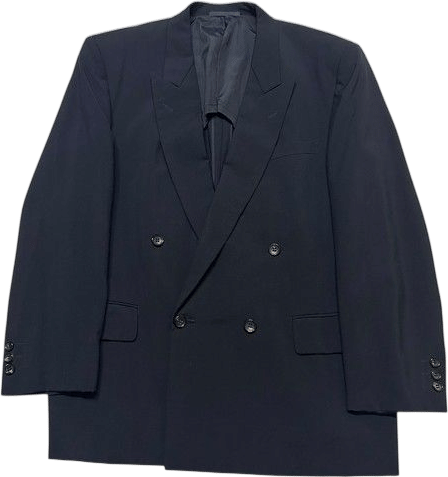 90s Comme Des Garcons Homme Wool Double-Breasted Jacket (Size S)