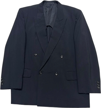 Comme des Garçons Homme 1990s Wool Double-Breasted Jacket