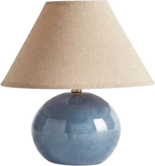 Hunt and Bloom Seleema Mini Lamp, Blue