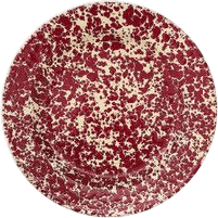 Splatter Flat Salad Plates, Set of 4