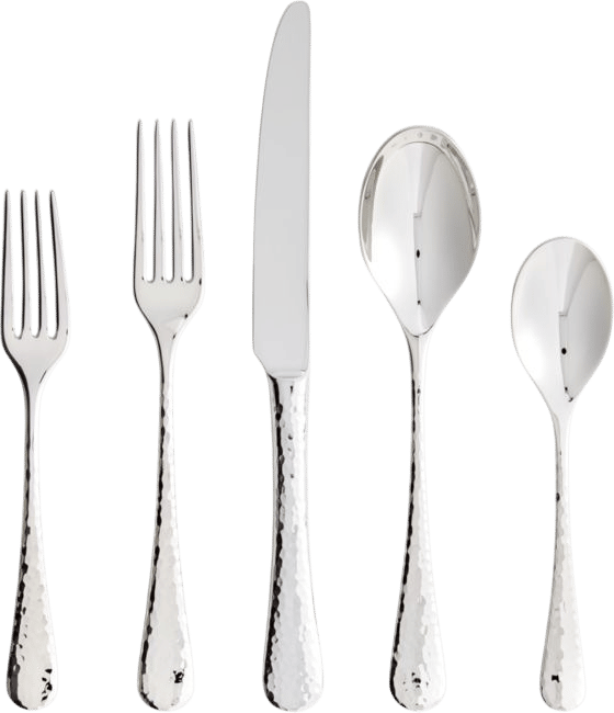 Caesna Texture 5-Piece Flatware Place Setting
