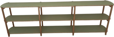 Green Wooden Bookshelf