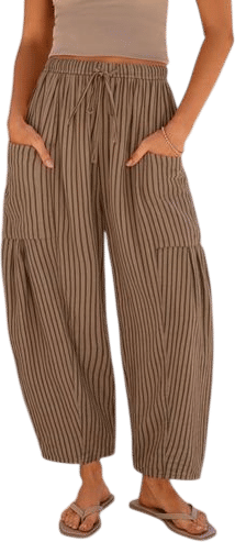 Lightweight Linen Pleated Pants