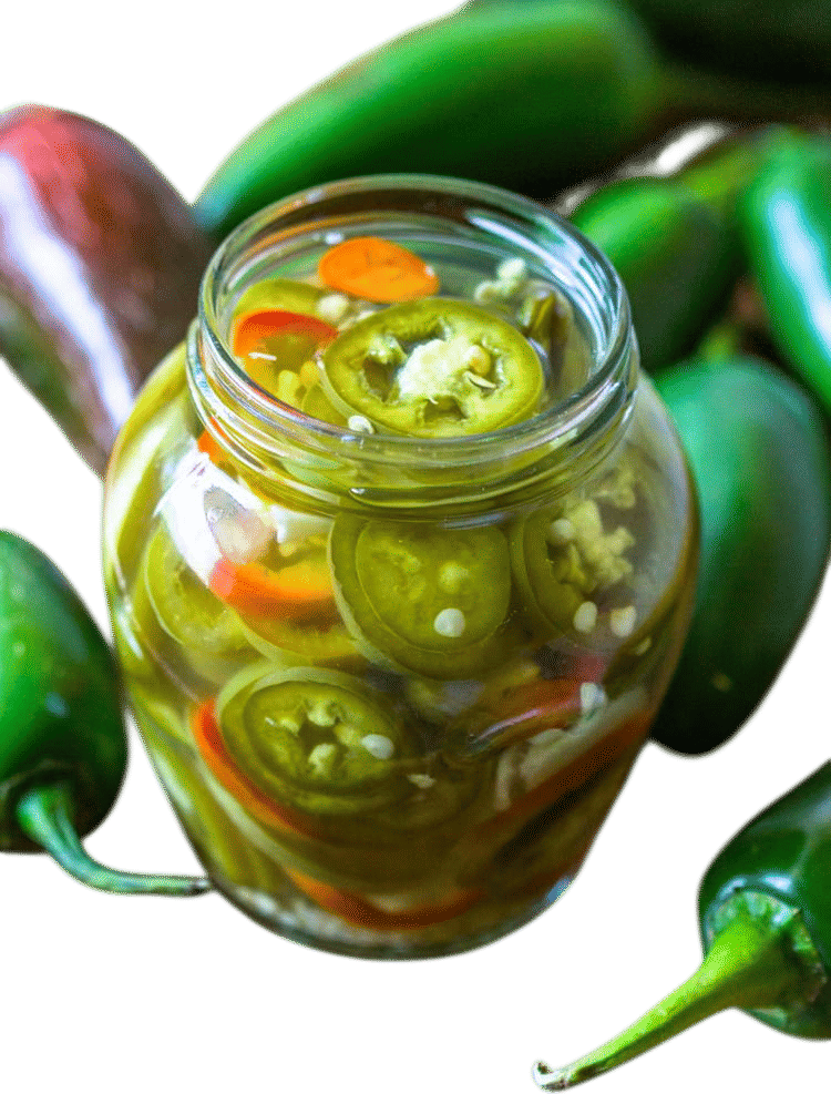 Pickled jalapeños