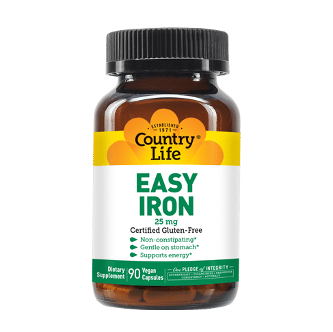 Taking iron supplements with vitamin C but NOT with caffeine or calcium