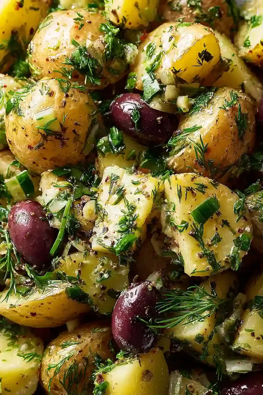 Classic Potato Salad with Olives