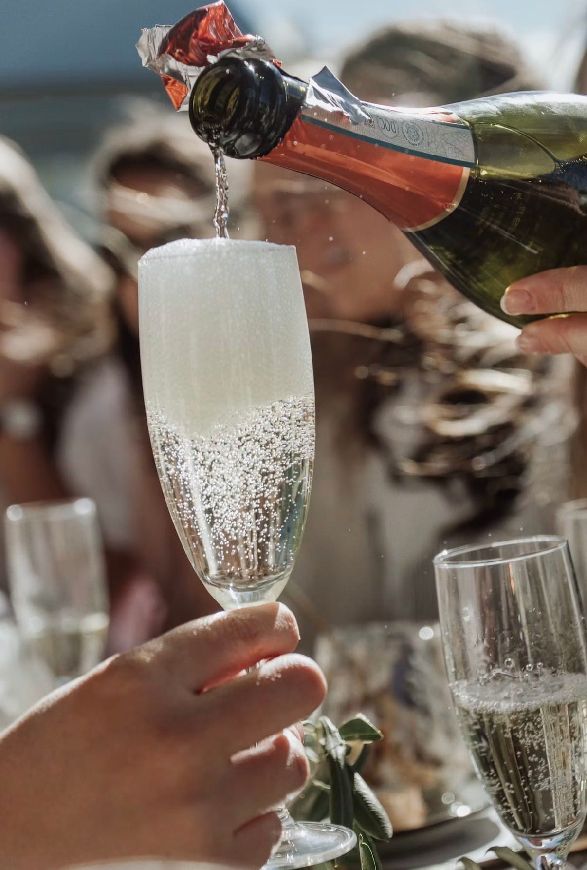 Champagne in the fridge at all times