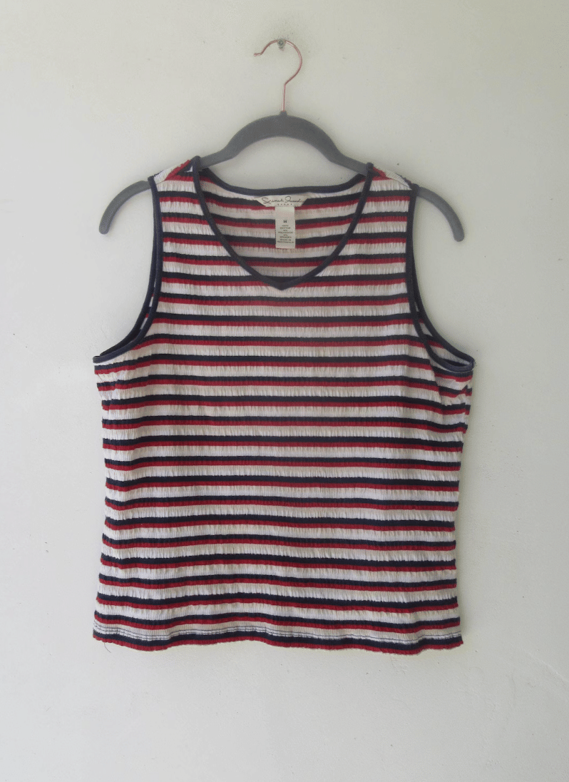 Y2K Striped Tank