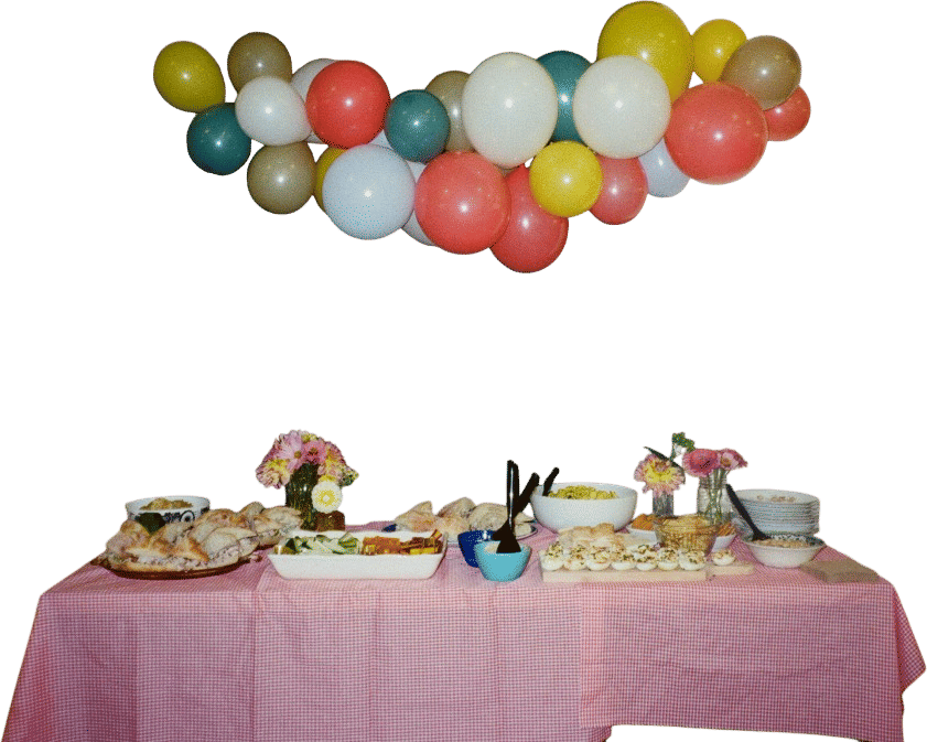 Be the first to eat at a party