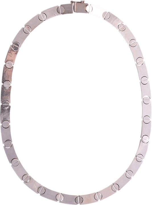 Sterling Silver Link Necklace, Made in Italy | Khata Space