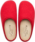 Women's Nebraska Wool Clogs Red