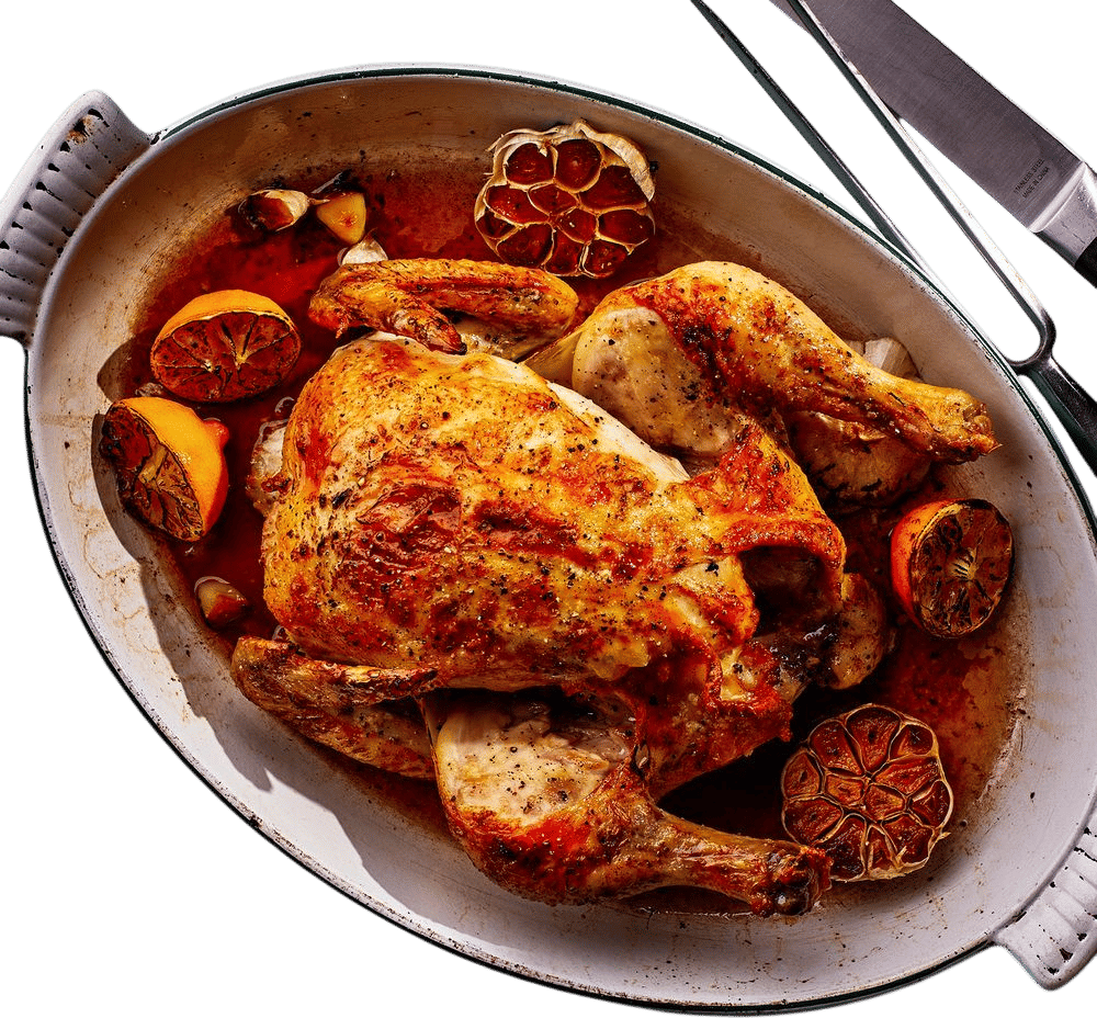 Bon Appetit No-Fail Roast Chicken With Lemon and Garlic