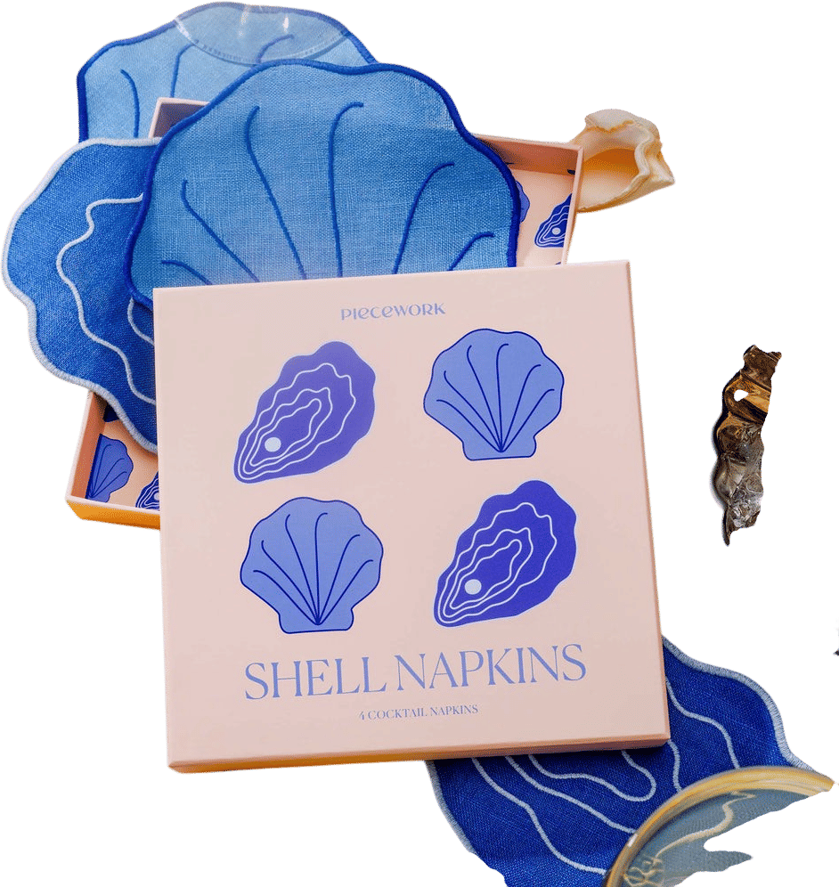 Shell Cocktail Napkins