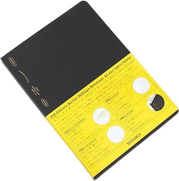 Stalogy Editor Series 365 Days Notebook - Grid - A5