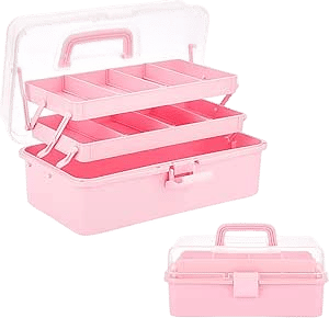 3-Layer Plastic Craft Organizer Box