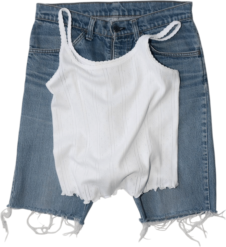 Pointelle Tank in Off White