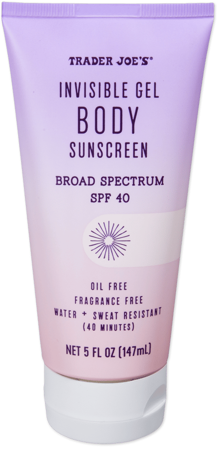 Trader Joe's Invisible Gel Body Sunscreen SPF 40