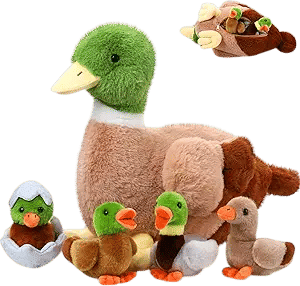 5 Pcs Duck Plush Set
