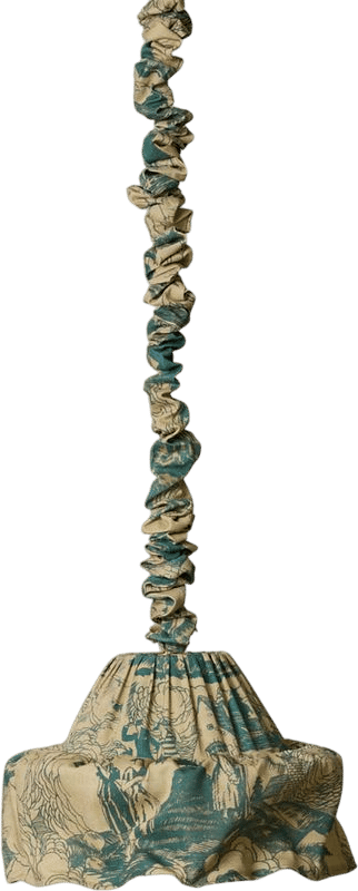 PIERCE & WARD LAMPSHADE PENDANT IN PARASOL TOILE