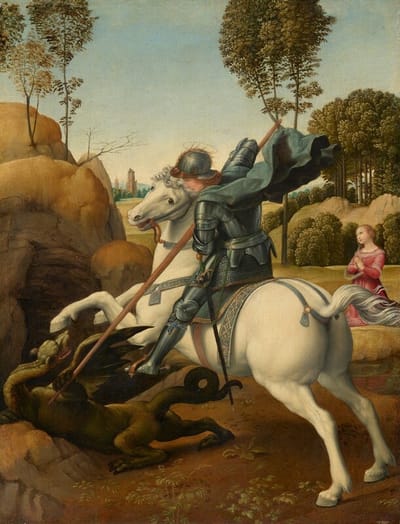 Saint George and the Dragon (Raphael, National Gallery of Art)
